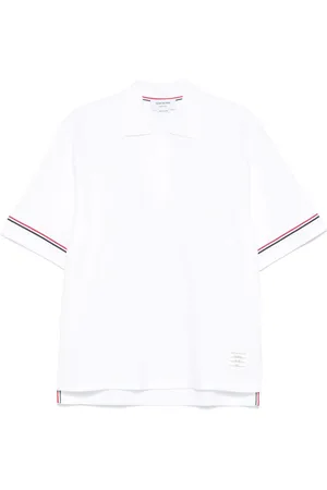 Thom Browne Rwb Cotton Polo Shirt