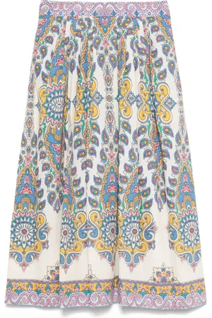 Etro Midi Skirt With Paisley Print
