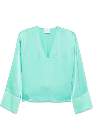 FORTE FORTE Silk V Necked Blouse