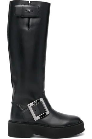 Roger Vivier Viv Rangers High Leather Boots