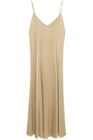 FORTE FORTE Satin Midi Slipdress