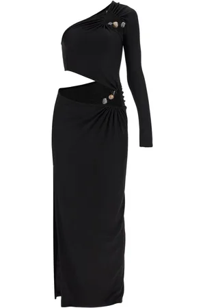 CHRISTOPHER ESBER One Shoulder Dress With Cut Out And