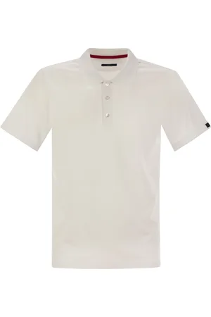 FAY Short Sleeved Cotton Polo Shirt
