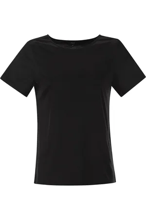 FAY Jersey T Shirt With Boat Neckline