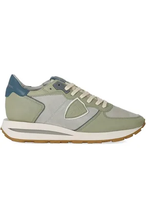 Philippe model Tropez Haute Low Veau Mixage Gris Sage Sneaker
