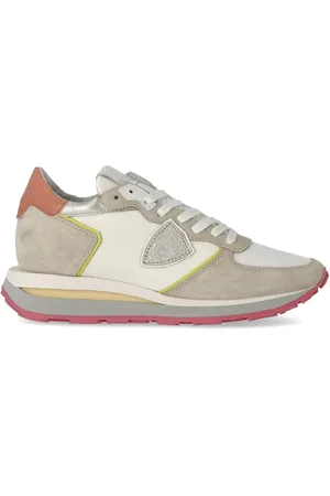 Philippe model Tropez Haute Low Mondial Pop Blanc Rose Sneaker