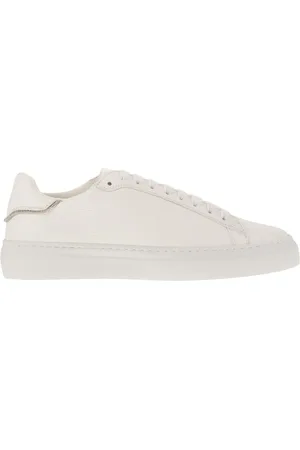Fabiana Filippi Leather Trainers With Diamond Thread