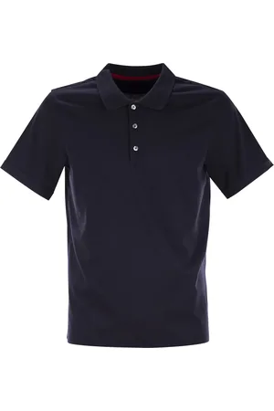 FAY Short Sleeved Cotton Polo Shirt