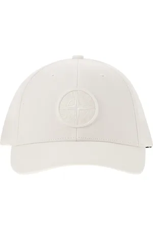 Stone Island Cap With Compass Embroidery And Adjustable Slider