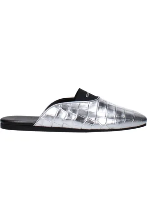 Givenchy Slippers and Hooves Dune Women Leather Silver
