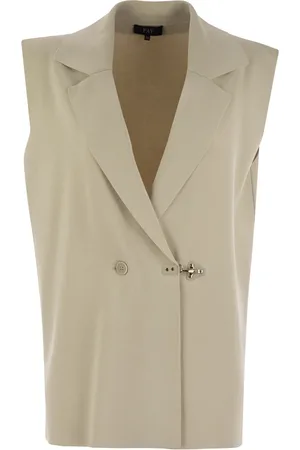 FAY Technical Viscose Knitted Vest