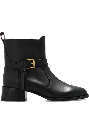 See by Chloé Lory Leather Ankle Boots