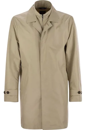 FAY Morning Coat In Technical Cotton
