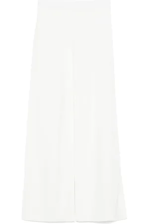 PAROSH Knitted Flared Trousers