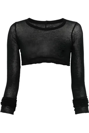 Rick Owens Organic Cotton Cropped Top