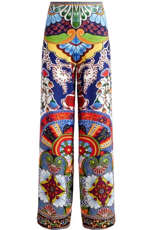 ALICE+OLIVIA Athena Printed Trousers