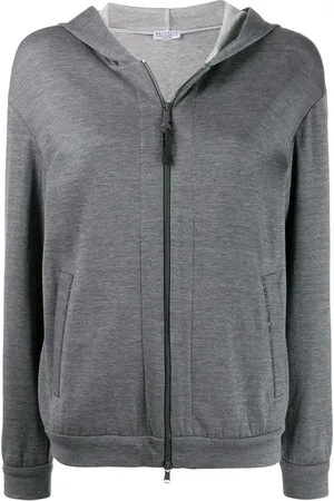 Brunello Cucinelli Cotton And Silk Blend Hoodie
