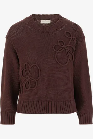 BRUNO MANETTI Cotton Blend Pullover With Embroidery