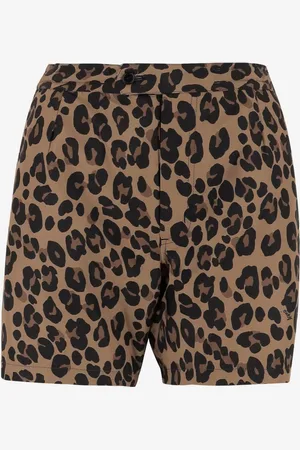 Aspesi Nylon Short Pants With Leo Pattern