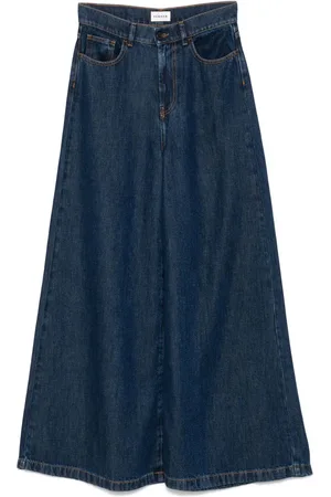 PAROSH Denim Wide Leg Jeans