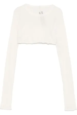 Rick Owens Cotton Cropped Top