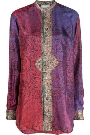 PIERRE-LOUIS MASCIA Printed Silk Shirt