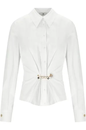 Elisabetta Franchi Shirt With Brooch
