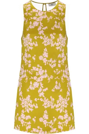 Elisabetta Franchi Curry Quarzo Sleeveless Dress