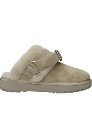 Burberry Slippers and Hooves Women Suede Green/Hunter