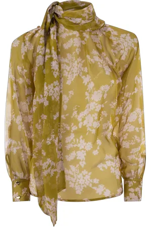 Elisabetta Franchi Printed Silk Voile Blouse