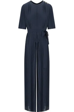 Twin-Set Dark Pleated Jumpsuit