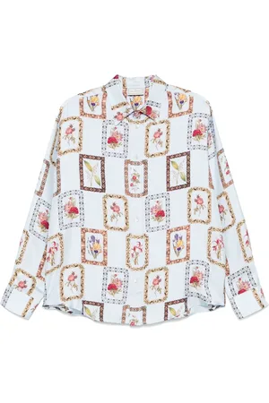 PIERRE-LOUIS MASCIA Printed Silk Shirt