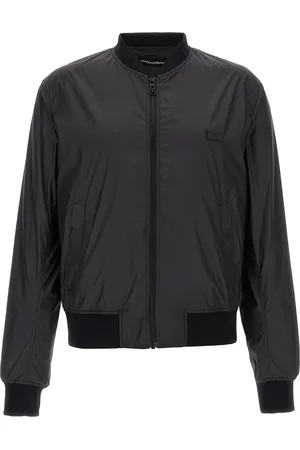 Dolce & Gabbana Logo Plaque Bomber Jacket