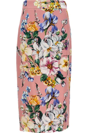 Dolce & Gabbana Floral Longuette Skirt