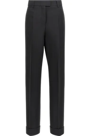 Salvatore Ferragamo Stretched Pleated Trousers