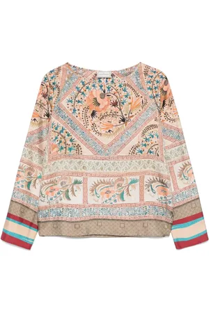 PIERRE-LOUIS MASCIA Printed Silk Blouse