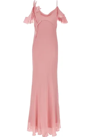 Self-Portrait Georgette Flower Maxi