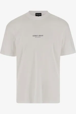 Giorgio Armani Cotton T Shirt With Logo
