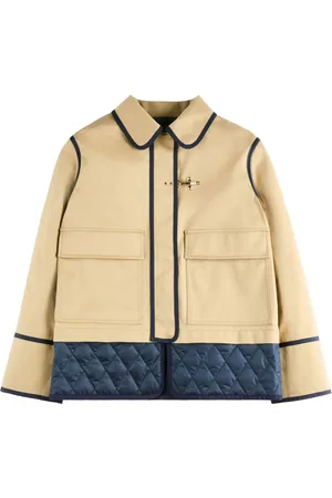 FAY Stretch Gabardine Caban Jacket
