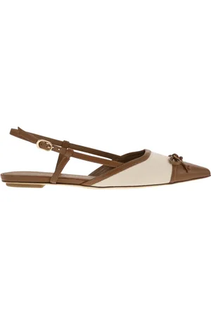 Stuart Weitzman Kitty And Linen Slingback