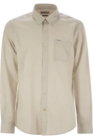 Barbour Nelson Linen And Cotton Long Sleeved Shirt
