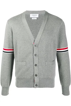 Thom Browne Rwb Cotton Cardigan
