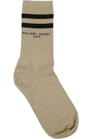 Philippe model Antoine Socks & Socks Women Cotton Gold/Black