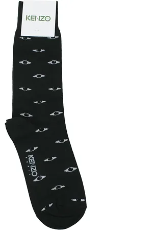 Kenzo Socks and Socks Men Cotton Green