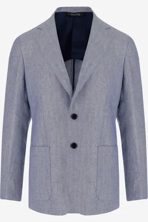 Brian Dales Single Breasted Linen Jacket