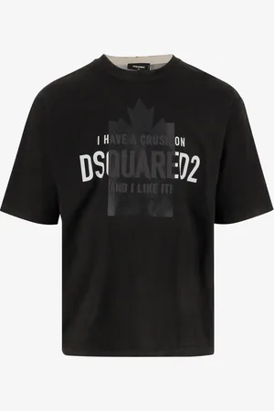 Dsquared2 Cotton T Shirt With Logo Print