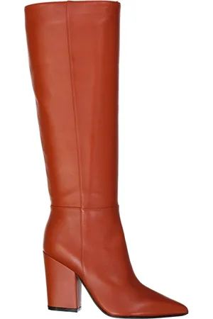 Sergio Rossi Leather Heel Boots