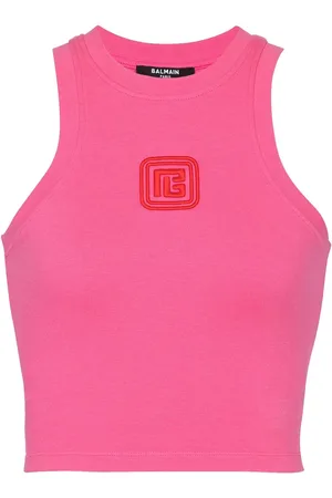 Balmain Cropped Tank Top