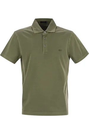 FAY Cotton Jersey Polo Shirt