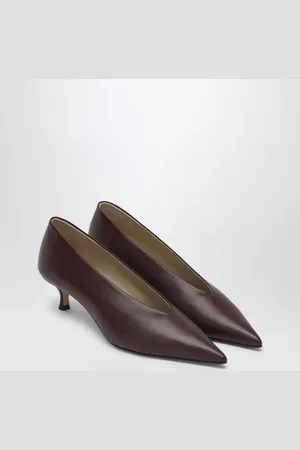 Le Monde Beryl Décolleté Babouche Kitten Colour Oxblood
